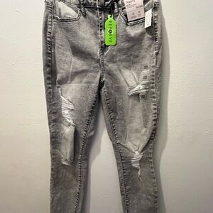 SO Light Gray High Rise Jeggings